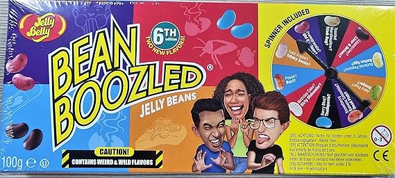 Jelly Belly Bean Boozled Spinner Gift Box Game, Net Wt 3.5oz