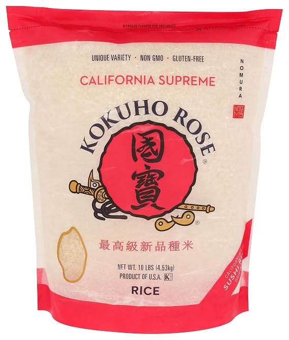 Kokuho Rose Rice, 10-Pound