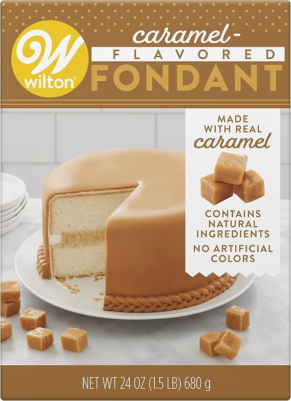 Wilton Caramel-Flavored Fondant for Cake Decorating, 24 oz.