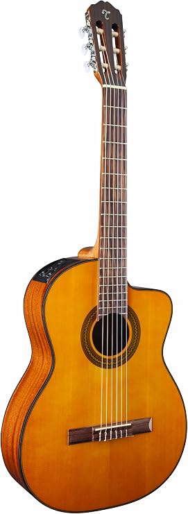 Takamine 6 String Solid-Body Electric Guitar, Right Handed, Natural (GC1CENAT),medium