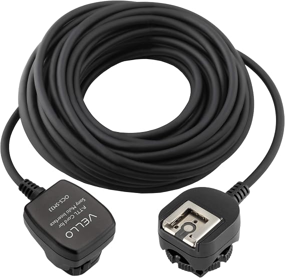 Vello Off-Camera TTL Flash Cord II for Sony Cameras with Multi Interface Shoe (33')