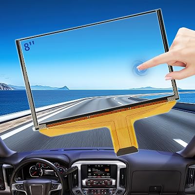 Upgraded DJ080PA-01A Digitizer Touch Screen Replacement, Fit Gmc Sierra Yukon Canyon 2014-2017 Chevy Silverado Tahoe Suburban Colorado Chevy Mylink 8-Inch Touchscreen Radio Navigation