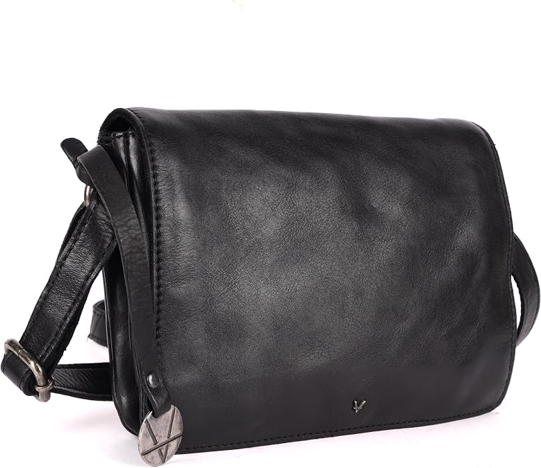Genuine Italian Leather Small Crossbody Sling Bag