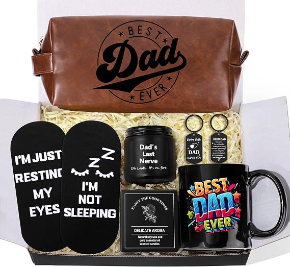 Gift for Dad Father Best Dad Ever Gift Set Funny Ideas Gifts for Birthday