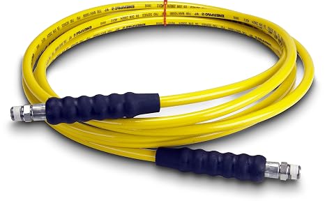 Enerpac H7220 High Pressure Hydraulic Hose, 700 Series, 20' Length, 0.25" Diameter, Yellow
