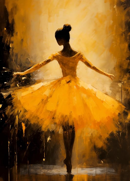 Ballet Dancer Rice Papers, 11.5 x 16 inch (1 pc) - Decoupage Artwork for Posters, Furniture & Crafts, Decoupage by CRAFT KREATIVELY