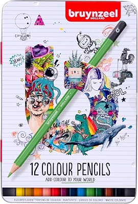 Bruynzeel Colour Pencils 12-Piece Set