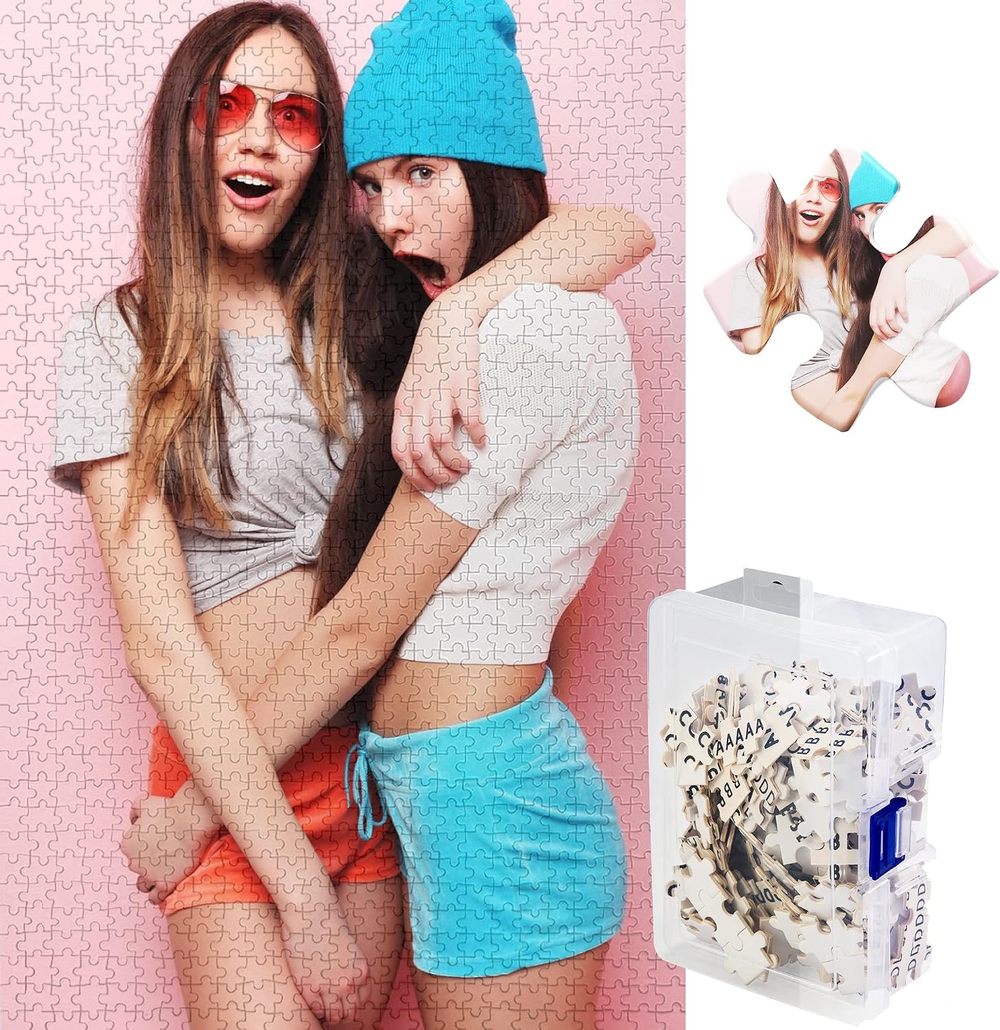 Custom Puzzle from Photos 3005001000 Pieces,Customized Personalized Make Your Own Adult Jigsaw Picture Family Photo Gifts1000pcs