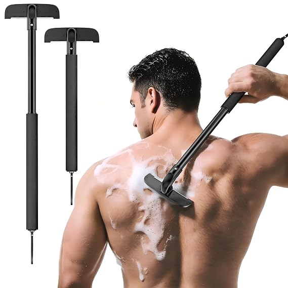 VEYLA Nick-Free Back Shaver for Men, Black, 1 Pack