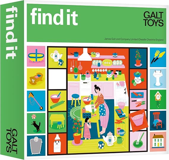 Galt Toys, Find It, Classic Picture Lotto Game for Children, Ages 4 Years Plus