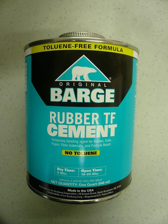 Barge Rubbert Tf Cement "No Toluene" 1 Qt.