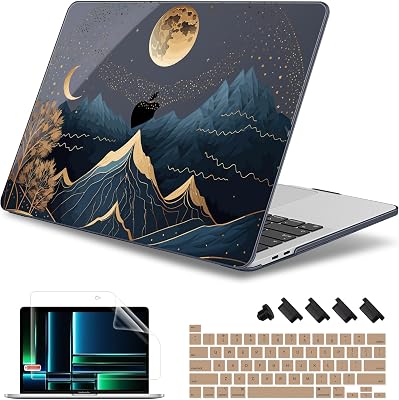 May Chen Compatible with MacBook Pro 13 inch Case with Touch Bar 2022 2021 2020 Release A2338 M1M2 A2251 A2289, Plastic Hard Shell Case with Keyboard Cover, Traditional