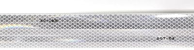 Safe Way Traction 2 x 12 Strips of 3M Diamond Grade Conspicuity Solid White Reflective Safety Tape 983-10 Package of 10