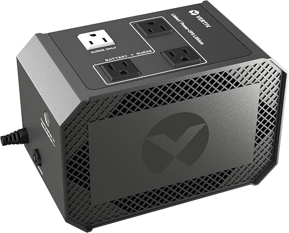 VERTIV LIEBERT Power-UPS Lithium PUL-400LVT, 400VA/240W, 120V, Standby, (4) NEMA