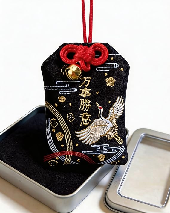 Handmade Traditional Japanese Omamori Blessing Lucky Amulet for All is Successful Hanging Fortune Gifts for Women Men