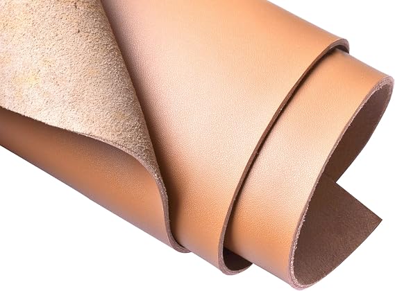 Wento 1.8-2mm Thick Solid Genuine Leather Finished,Cow Split Leather,Cowhide Leather,Split Hide Leather (A4 (8 x 11''), Camel)...
