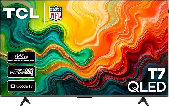 TCL 55" T7 4K QLED Google TV with 144Hz Gaming (55T7)