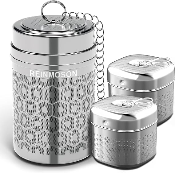 Only Available for The Next 72 Hours Bundle 1 Pack Large Tea Infuser and 2 Pack Small Tea Steepers