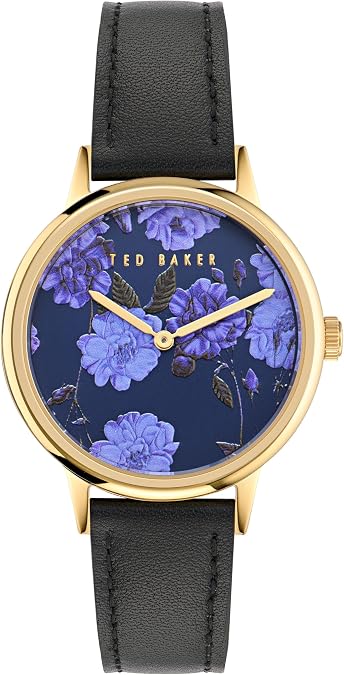 Ted Baker Ladies Black Leather Strap Watch