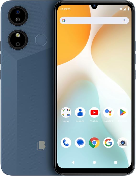 BLU G44 | 2024 | All-Day Battery | Unlocked | 6.8 HD+ Infinity Display | 64GB | Triple 13MP Camera | | Blue