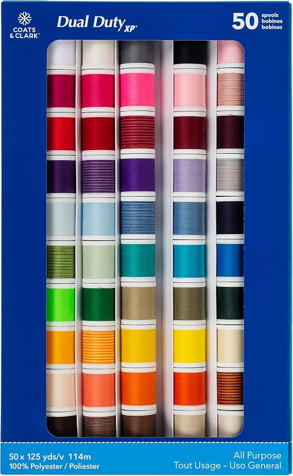 Coats & Clark Dual Duty All Purpose Sewing Thread for Sewing Machine