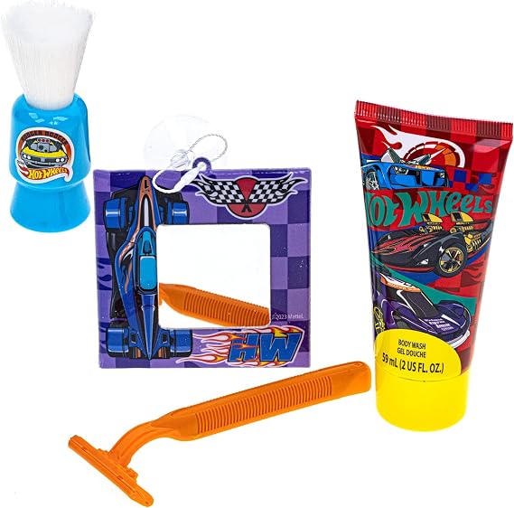 Hot Wheels Pretend Shaving & Grooming Kit for Boys, Ages 3+