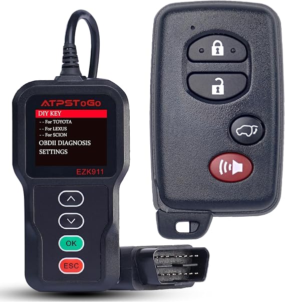 DIY Key Fob Replacement Kit Fits for Toyota Highlander 2008 2009 2010 2011 2012 2013 2014 Keyless Entry Remote Control Replace FCC ID: HYQ14AAB 271451-0140