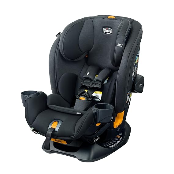 Chicco OneFit LX ClearTex All-in-One Booster Car Seat, LeverLock