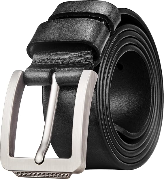 Full Grain Leather Belts for Men 1.5" Casual Trim to Fit
