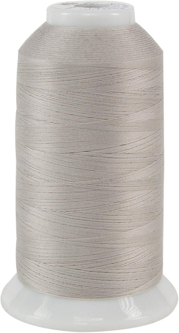 Superior Threads So Fine 3 Katlı 50 Ağırlık Polyester Dikiş İpliği Koni - 3280 Metre (# 504 Gümüş Ekran)