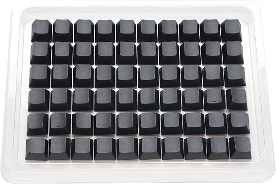Ducky Black Blank 132 Key Cherry Profile PBT Keycap Set
