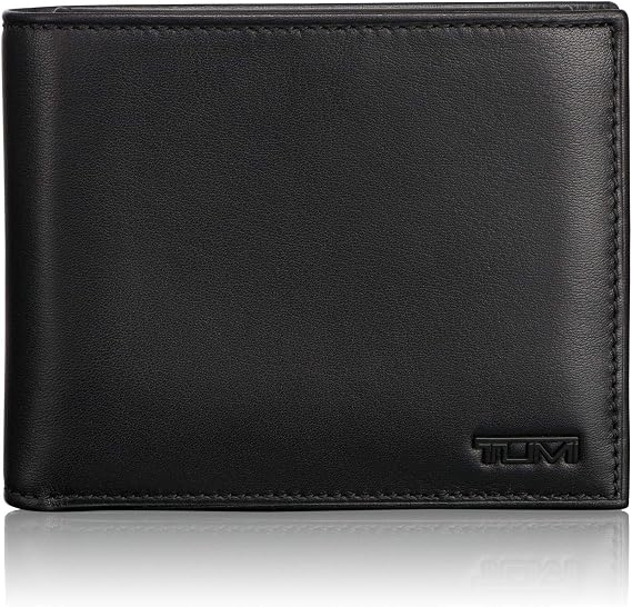 TUMI - Delta Global Removable Passcase Wallet - Leather Wallet - RFID Blocking - ID Window & Card Slots - 4" x 5" x 1" - Black