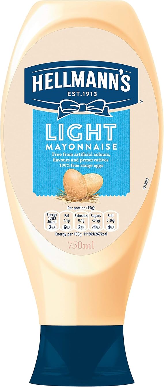 Hermans Light Mayonaise, 25.4 fl oz 750 ml