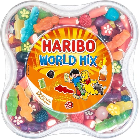 HARIBO Bonbons assortis World Mix - 750 g