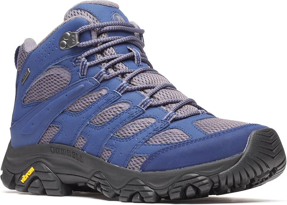 MERRELL Men's MOAB 3 SYNTHETIC MID GORE-TEX WIDE WIDTH Hiking Shoes | Moab Gore-Tex Waterproof Vibram