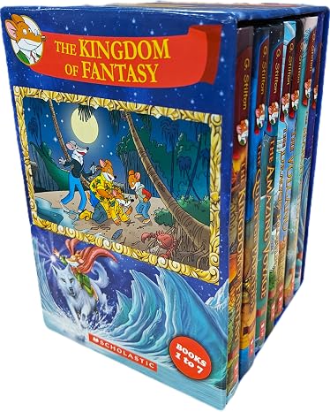 Scholastic Geronimo Stilton: The Kingdom Of Fantasy (Pack Of 7 Books) [Board book] [Jan 01, 2014] BOXED SETS