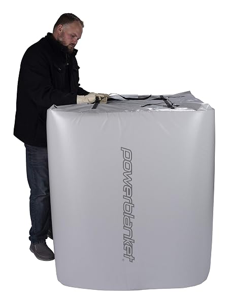 Powerblanket Xtreme TH275G Insulated IBC Storage Tote Heater with Adjustable Thermostat Controller, Rated Down to -40 F, Fits 275 Gallon IBC Tote's