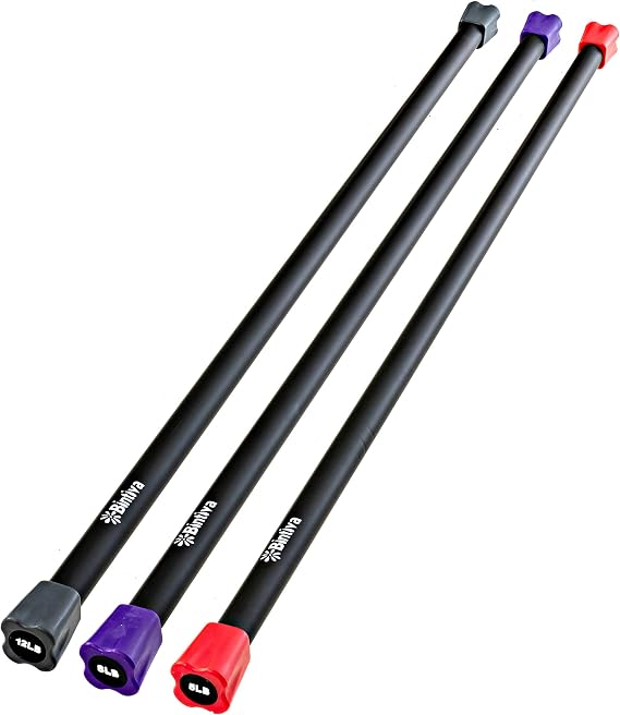 Weighted Bar Set - Weighted Bars for Exercise