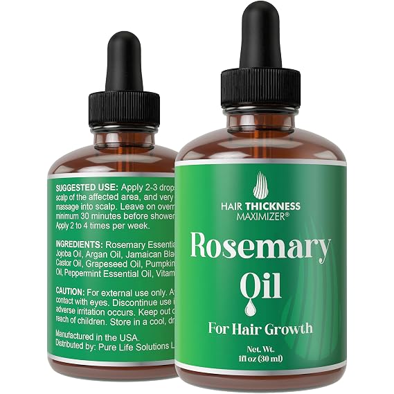 Hair Thickness Maximizer Rosemary Oil for Hair Growth 1oz