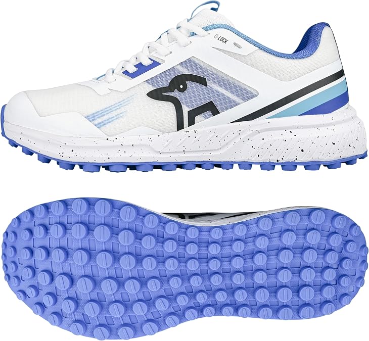 Kookaburra KC 2.0 Rubber Sole Cricket Shoe - Blue/Sky