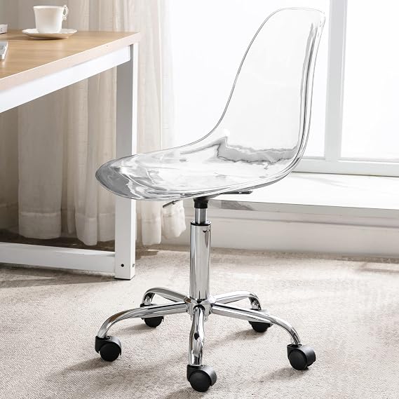 HOMEFUN Clear Desk Chair
