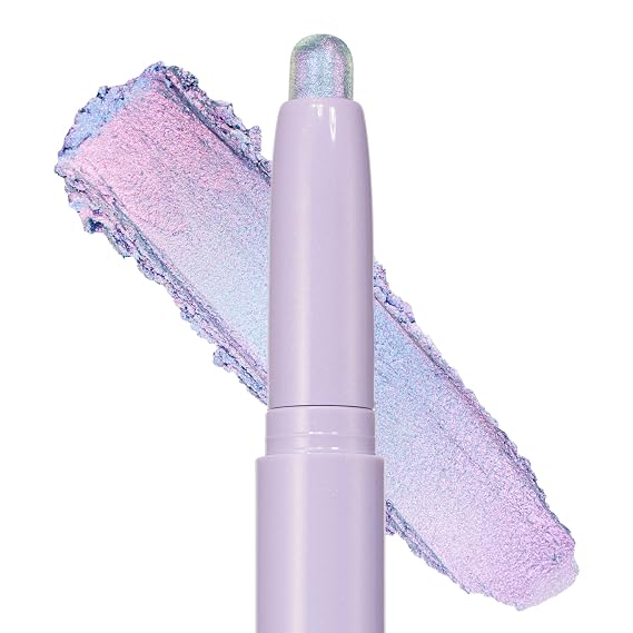 ColourPop Shadow Stix - Multichrome Cream Eyeshadow Stick with Long-Lasting Color - Multi-Use Cream Makeup with a Built-In Sharpener & Precise Tip for Easy Application - Cotton Candy (0.05 oz)