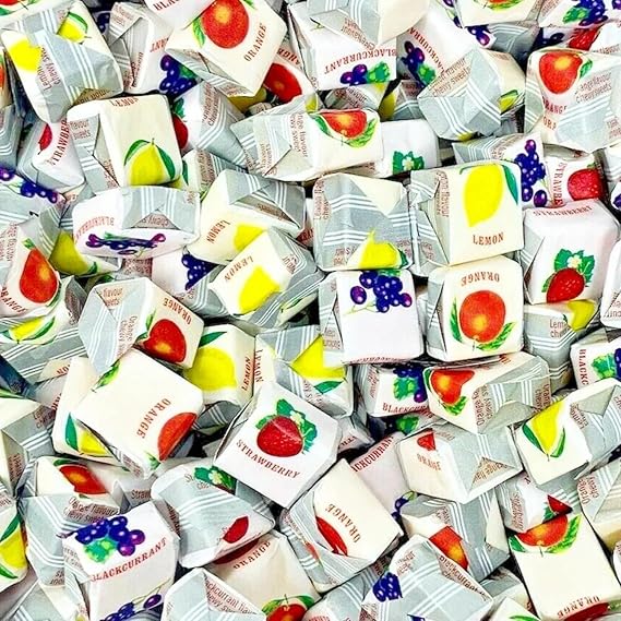 Fruit Caramels Sweets 200g Bag, Pouch