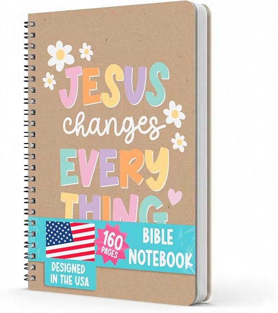 Christian Journals for Women - Bible Notebook for Note Taking
