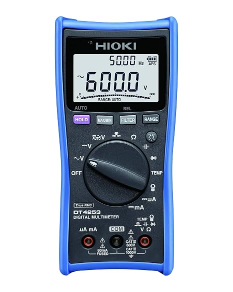 HIOKI DT4253 Digital Multimeter, Standard Model, Tester, DMM, Made in Japan