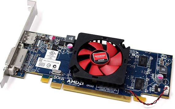 AMD Radeon HD6450 1GB PCI-e Full Height Video Graphics Card 1 DVI +1 Display Port(DP) for MT Tower Cases Fits Dell 03173K 3173K 2C7NH 02C7NH HD 6450 ATI-102-c26405(B)