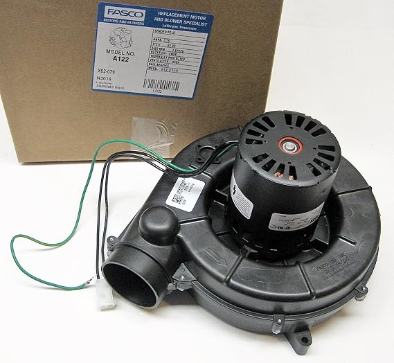 Nordyne Furnace Draft Inducer Blower 115V (7021-11227, 6219490) Fasco # A122