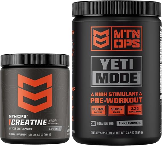 MTN OPS Creatine + Yeti Mode Pink Lemonade Bundle