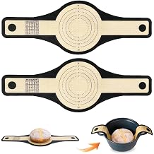 2 PCS Silicone Bread Sling for Dutch Oven, Non Stick Reusable Bread Baking Mat, Reusable Bread Sling with Extra Wide, Bread Making Accessories Easy to Transfer Sourdough Bread