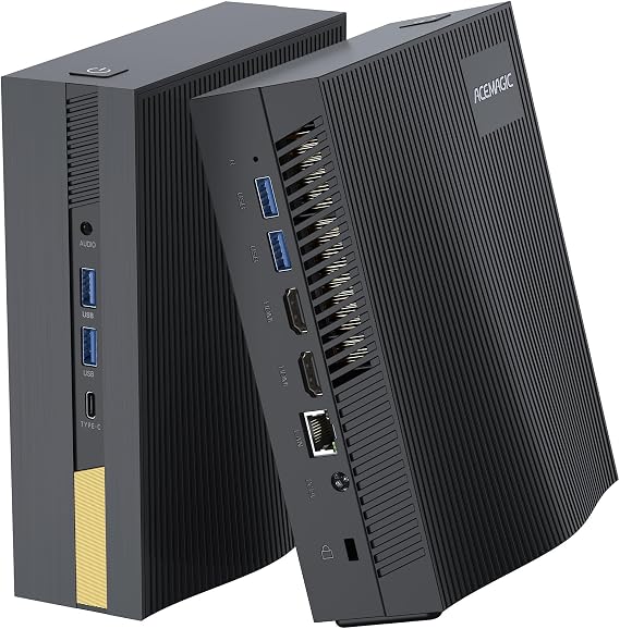 ACEMAGIC [65W TDP] Mini PC Intel Core 11500B [Beat i7 11390H] 16GB DDR4 512GB NVME SSD Mini Computers, Small Desktop Tower Gaming PC Support WiFi6/BT5.2/Type C/HDMI/Fan/4K/Office/Gaming Minis